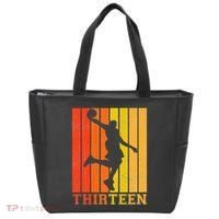 Happy 13th Birthday Decorations For Basketball Players Tote Bag thumb 0