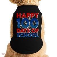 Happy 100 Days Of School Cute Superhero Doggie Tank thumb 0