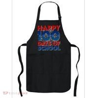 Happy 100 Days Of School Cute Superhero Apron thumb 0