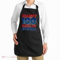 Happy 100 Days Of School Cute Superhero Apron thumb 2