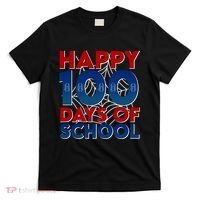 Happy 100 Days Of School Cute Superhero T-Shirt thumb 0