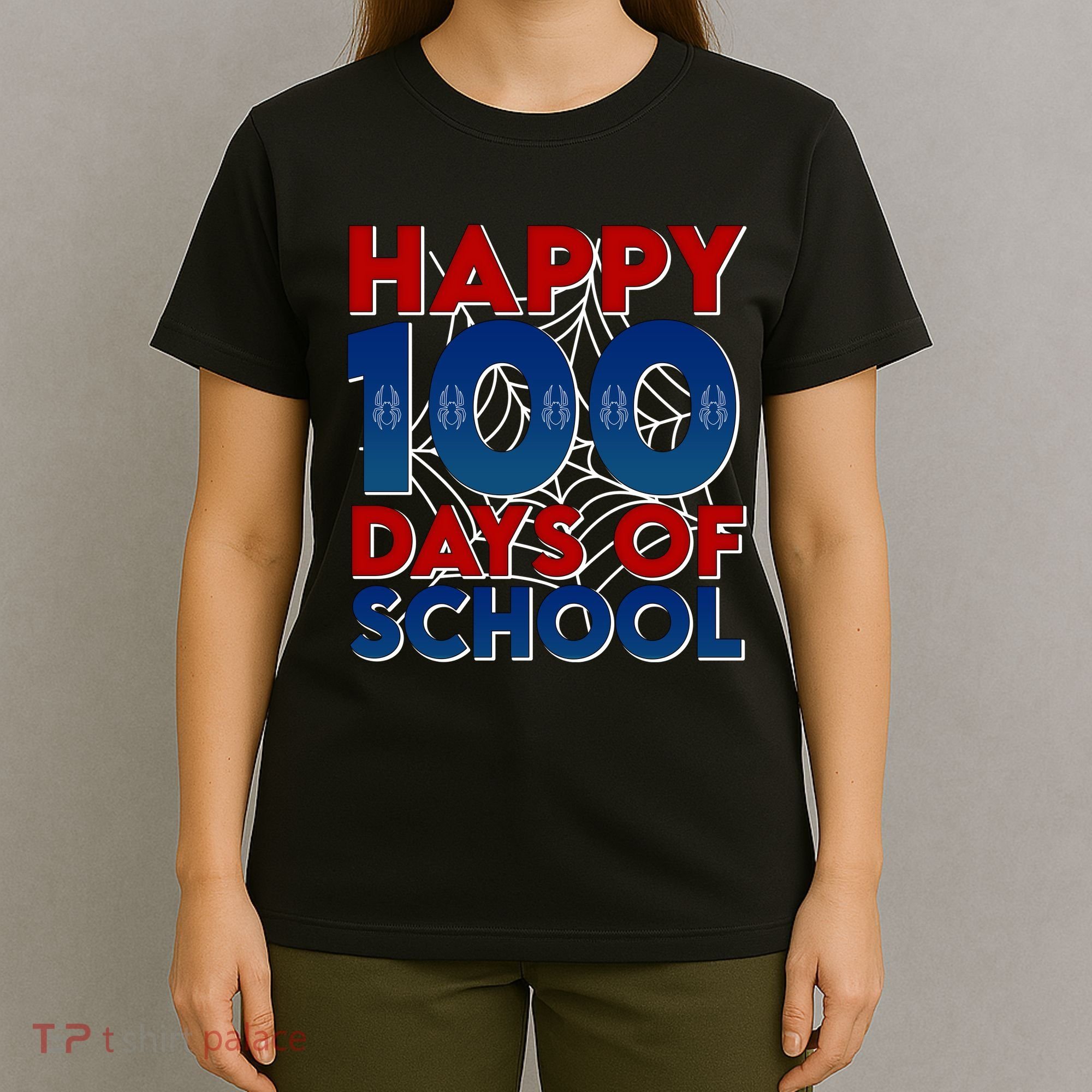 Happy 100 Days Of School Cute Superhero T-Shirt