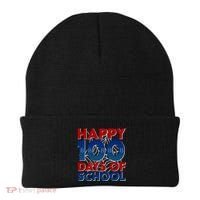 Happy 100 Days Of School Cute Superhero Beanie thumb 0