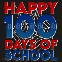 Happy 100 Days Of School Cute Superhero Mousepad thumb 1