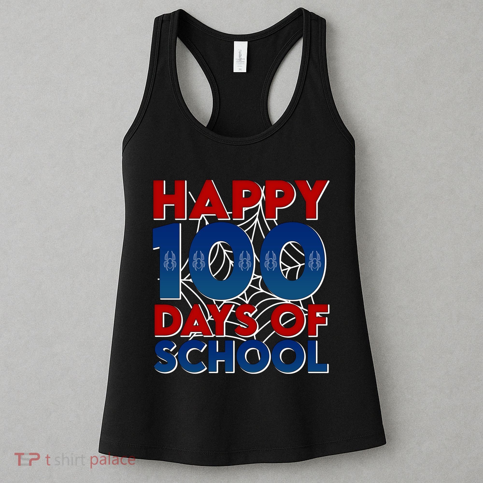 Happy 100 Days Of School Cute Superhero Women's Tank Top