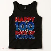 Happy 100 Days Of School Cute Superhero Tank Top thumb 2