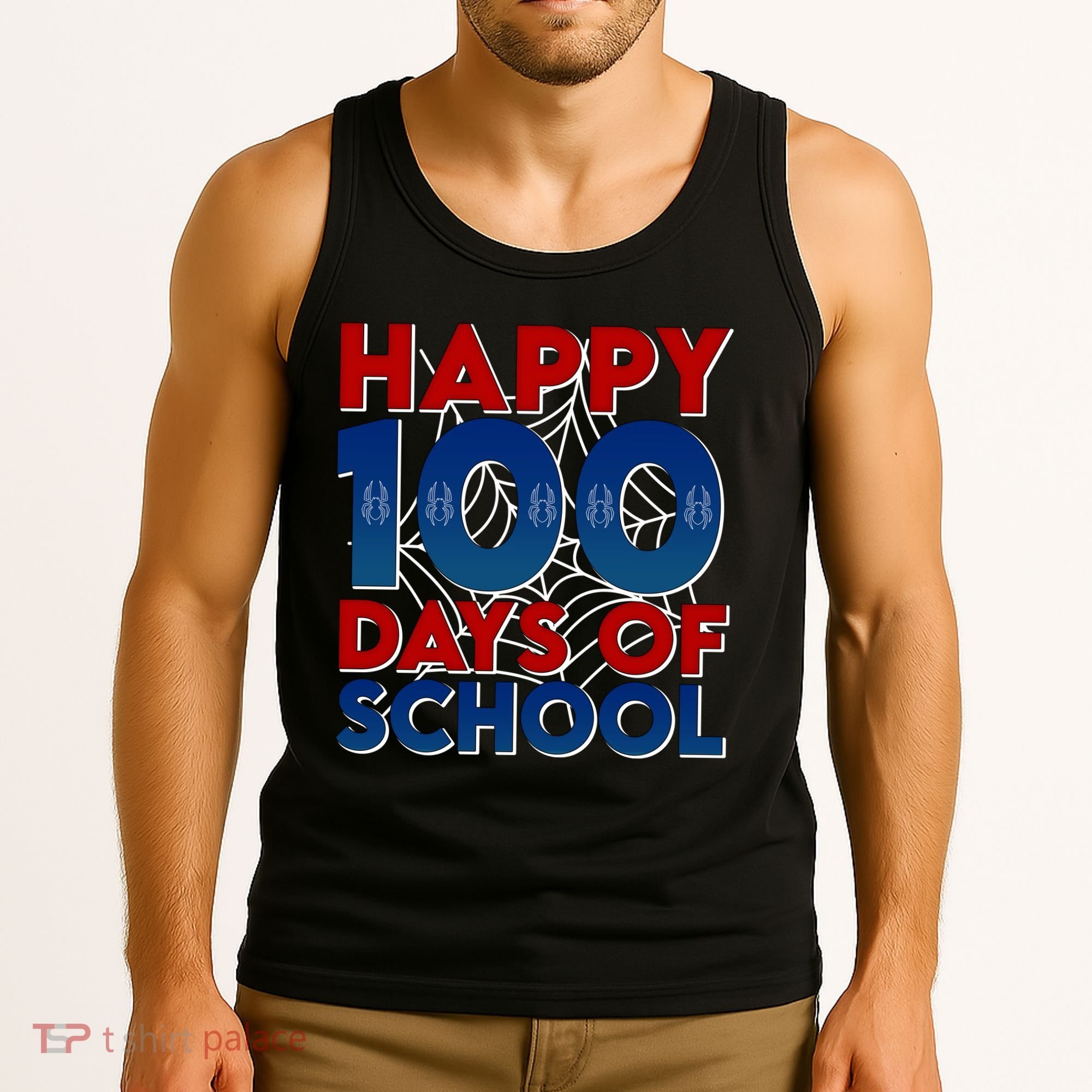 Happy 100 Days Of School Cute Superhero Tank Top