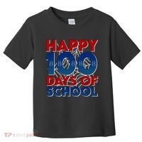 Happy 100 Days Of School Cute Superhero Toddler T-Shirt thumb 0