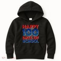 Happy 100 Days Of School Cute Superhero Kids Hoodie thumb 0