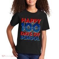 Happy 100 Days Of School Cute Superhero Kids T-Shirt thumb 2