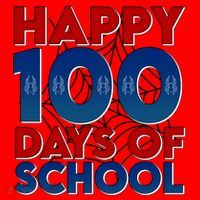 Happy 100 Days Of School Cute Superhero Santa Hat thumb 1