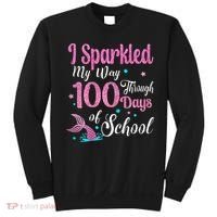 HAPPY 100TH DAY I SPARKLED MY WAY THROUGH 100 DAYS OF SCHOOL Sweatshirt thumb 0