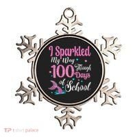 HAPPY 100TH DAY I SPARKLED MY WAY THROUGH 100 DAYS OF SCHOOL Ornament thumb 0