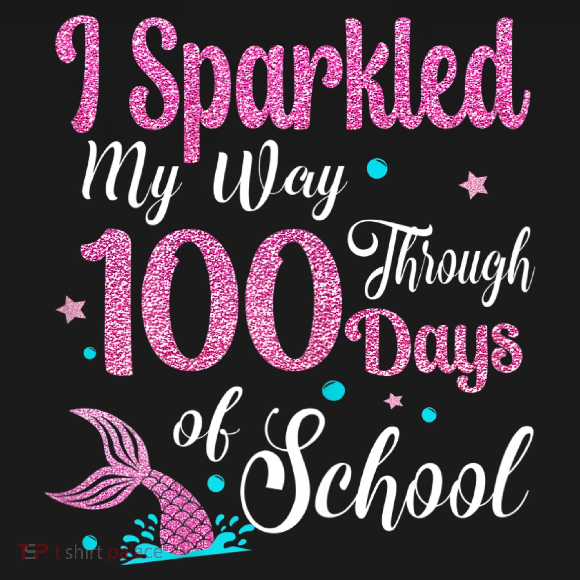 HAPPY 100TH DAY I SPARKLED MY WAY THROUGH 100 DAYS OF SCHOOL Women's Tank Top