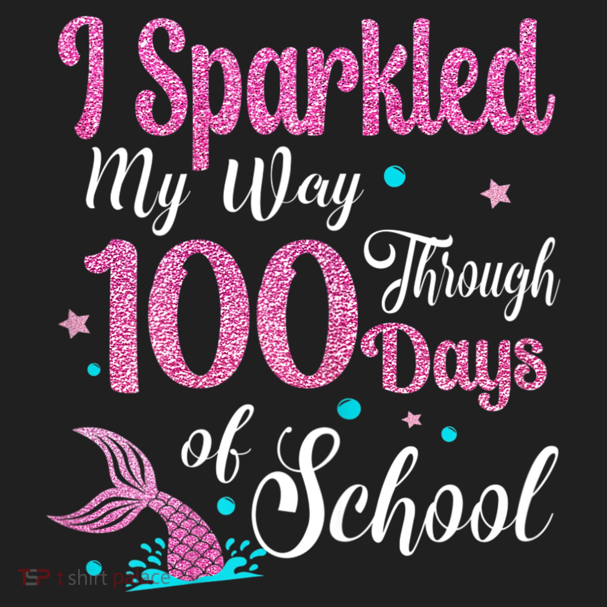 HAPPY 100TH DAY I SPARKLED MY WAY THROUGH 100 DAYS OF SCHOOL Golf Towel