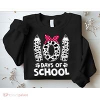 Happy 101 Days Of School Funny Student Teacher Gifts Sweatshirt thumb 2