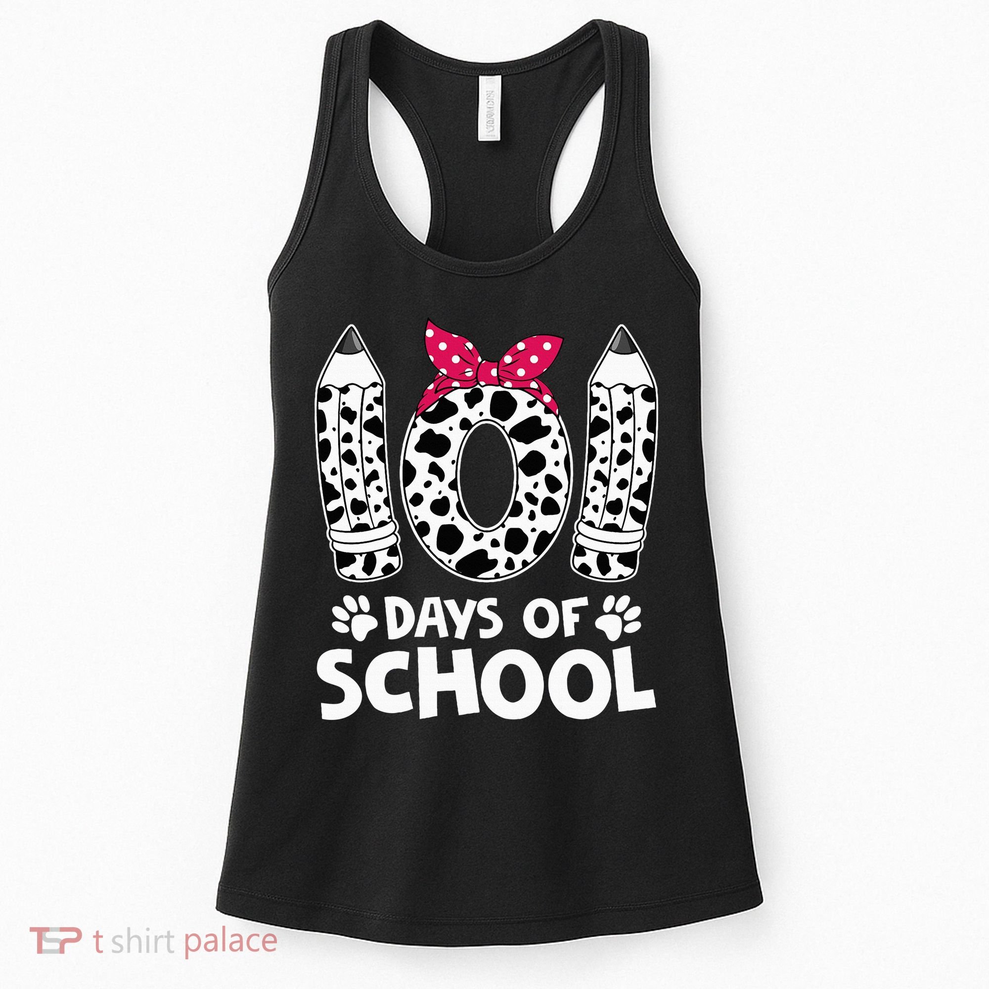 Happy 101 Days Of School Funny Student Teacher Gifts Women's Tank Top