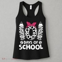 Happy 101 Days Of School Funny Student Teacher Gifts Women's Tank Top thumb 3