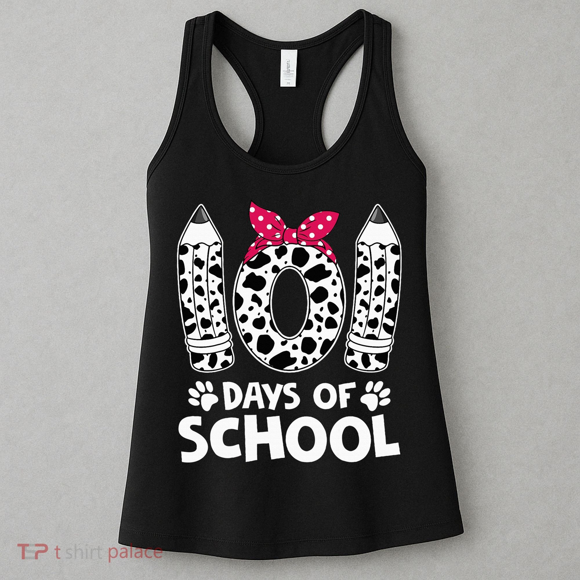 Happy 101 Days Of School Funny Student Teacher Gifts Women's Tank Top