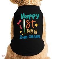 Happy 1st Day Of 2nd Grade Back To School Doggie Tank thumb 0
