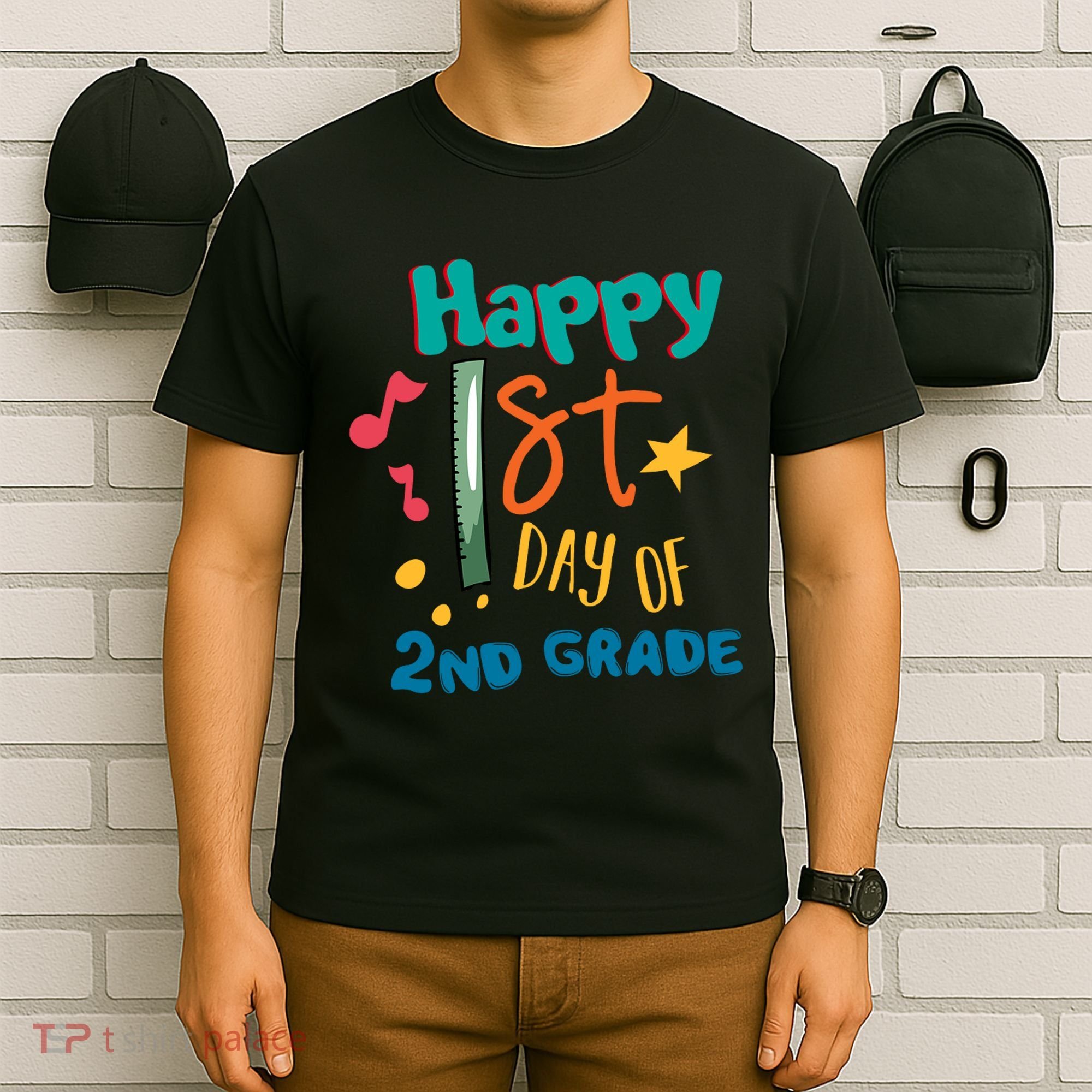 Happy 1st Day Of 2nd Grade Back To School T-Shirt