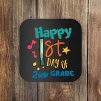 Happy 1st Day Of 2nd Grade Back To School Coaster thumb 0