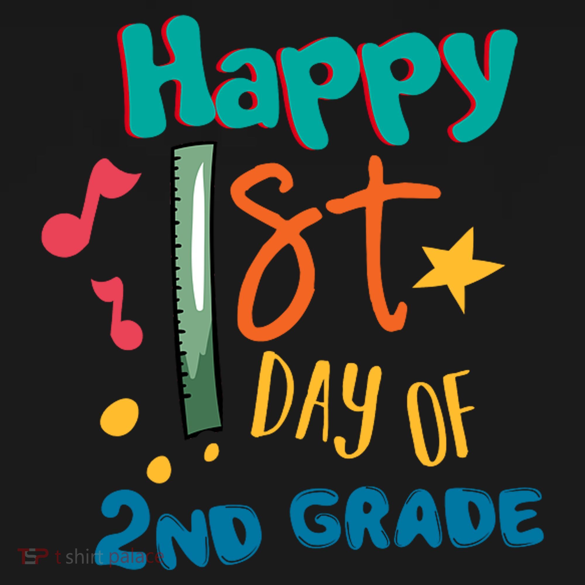 Happy 1st Day Of 2nd Grade Back To School Women's Hoodie