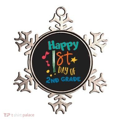 Happy 1st Day Of 2nd Grade Back To School Ornament