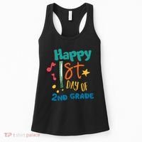 Happy 1st Day Of 2nd Grade Back To School Women's Tank Top thumb 0