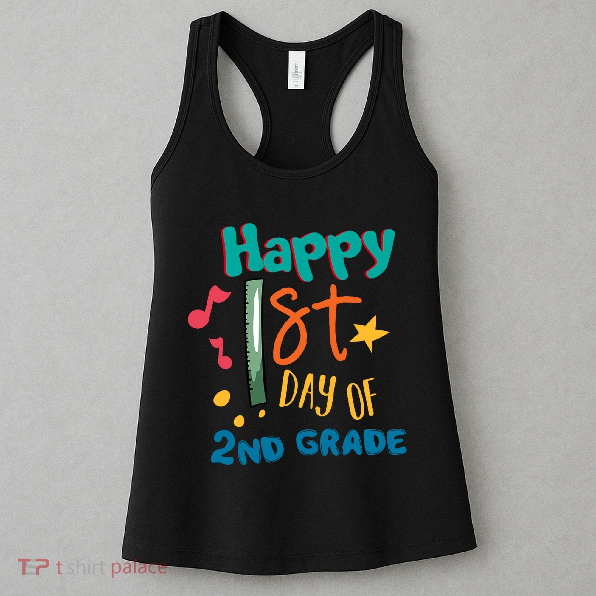 Happy 1st Day Of 2nd Grade Back To School Women's Tank Top