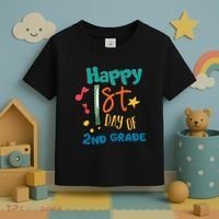 Happy 1st Day Of 2nd Grade Back To School Toddler T-Shirt thumb 3