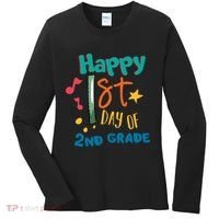 Happy 1st Day Of 2nd Grade Back To School Women's Long Sleeve Shirt thumb 0