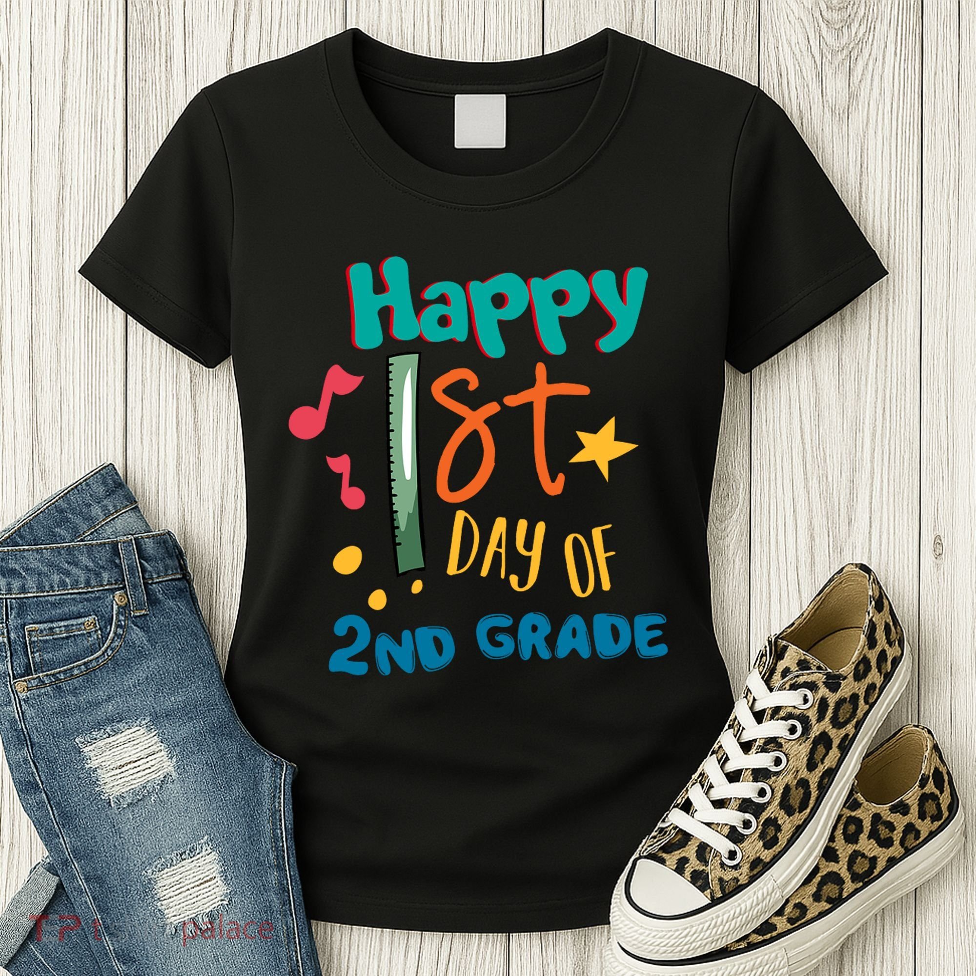 Happy 1st Day Of 2nd Grade Back To School Women's T-Shirt