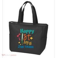 Happy 1st Day Of 2nd Grade Back To School Tote Bag thumb 3