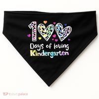 Happy 100th Day Of Kindergarten Teachers 100 Days USA-Made Doggie Bandana thumb 0