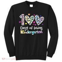 Happy 100th Day Of Kindergarten Teachers 100 Days Sweatshirt thumb 0