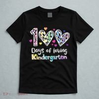 Happy 100th Day Of Kindergarten Teachers 100 Days T-Shirt thumb 5