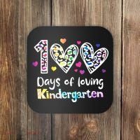 Happy 100th Day Of Kindergarten Teachers 100 Days Coaster thumb 0