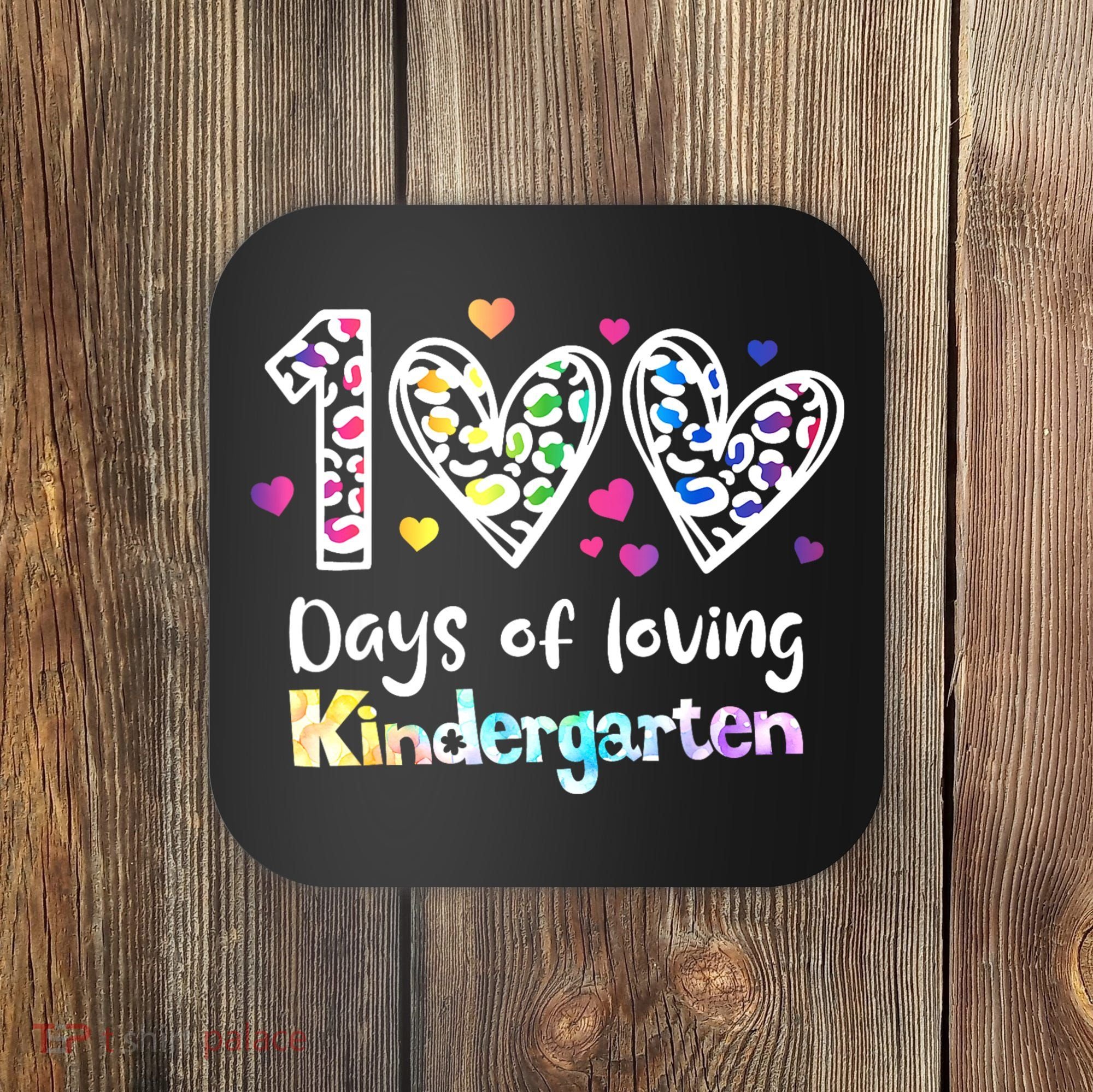 Happy 100th Day Of Kindergarten Teachers 100 Days Coaster