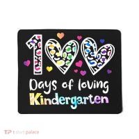 Happy 100th Day Of Kindergarten Teachers 100 Days Mousepad thumb 0