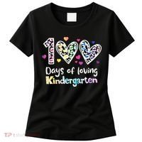 Happy 100th Day Of Kindergarten Teachers 100 Days Women's T-Shirt thumb 0