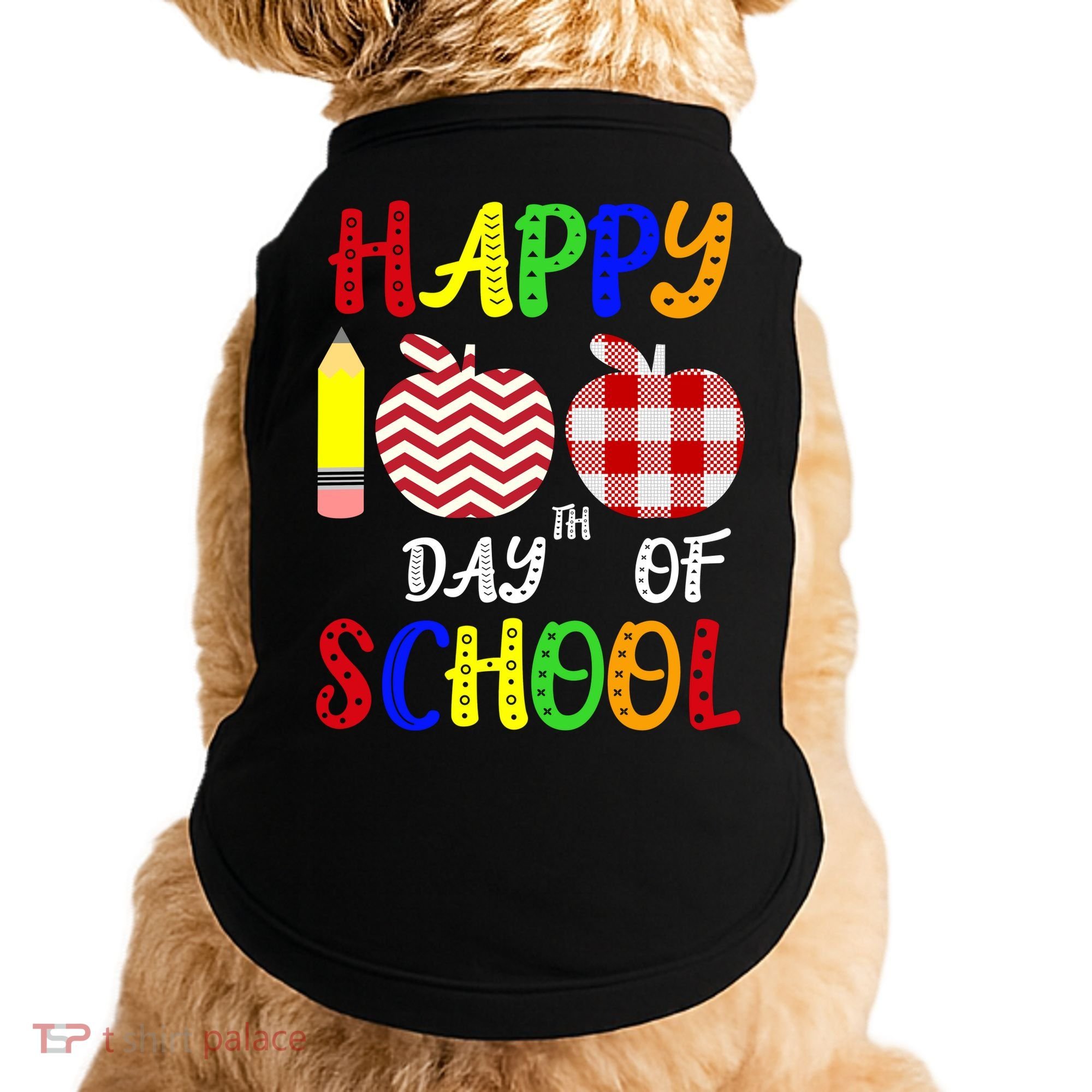 Happy 100th Day Of School Doggie Tank