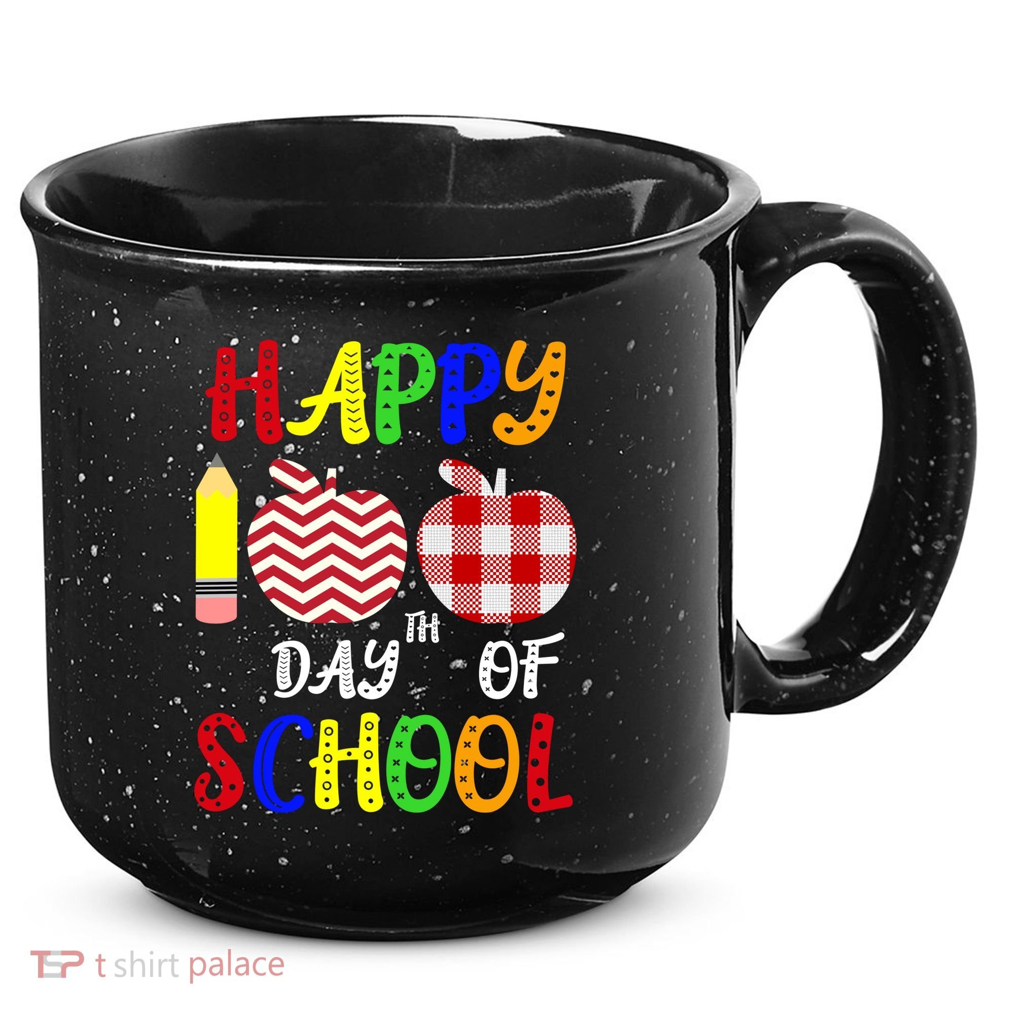 Happy 100th Day Of School 15oz Campfire Ceramic Mug