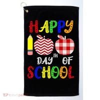 Happy 100th Day Of School Golf Towel thumb 0