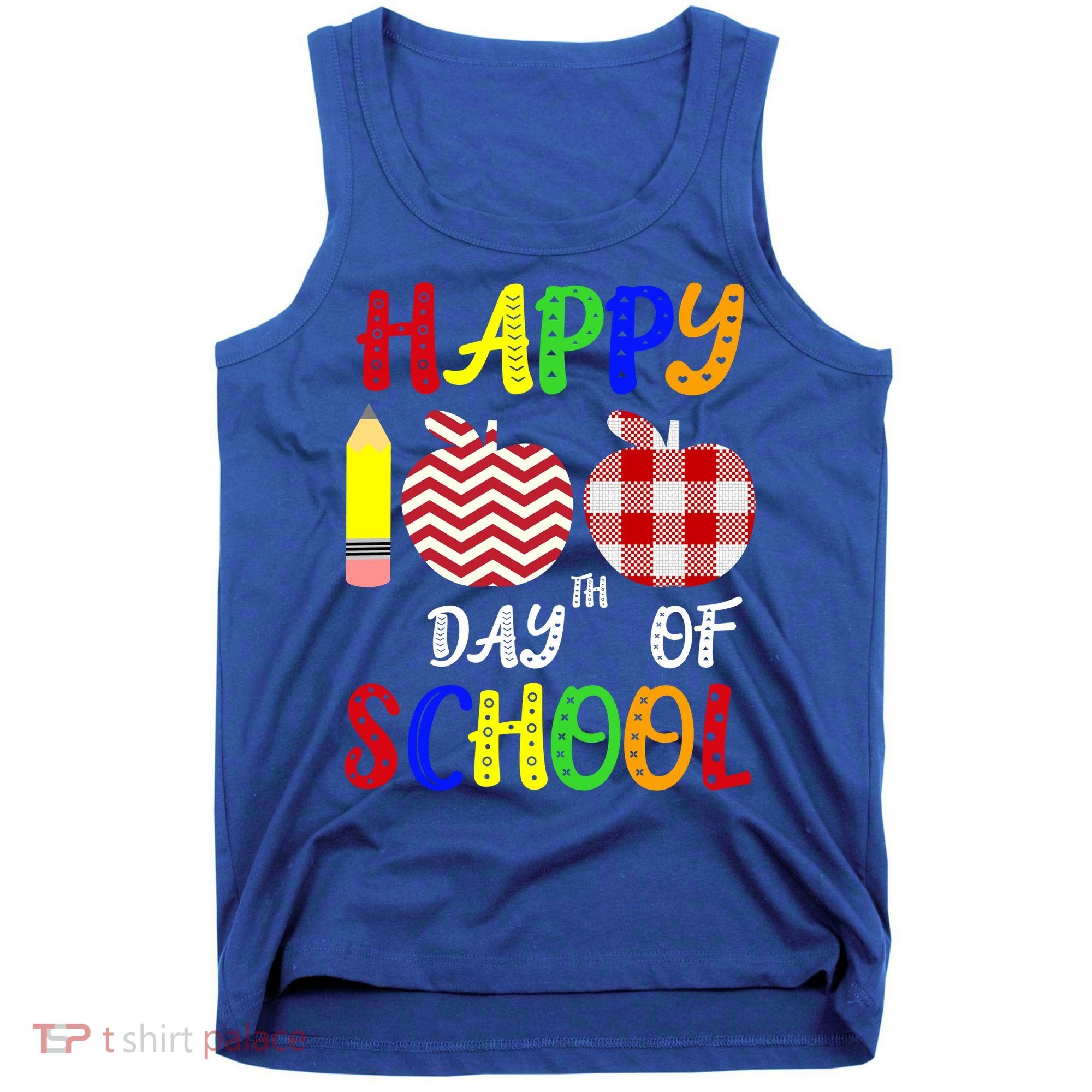 Happy 100th Day Of School Tank Top