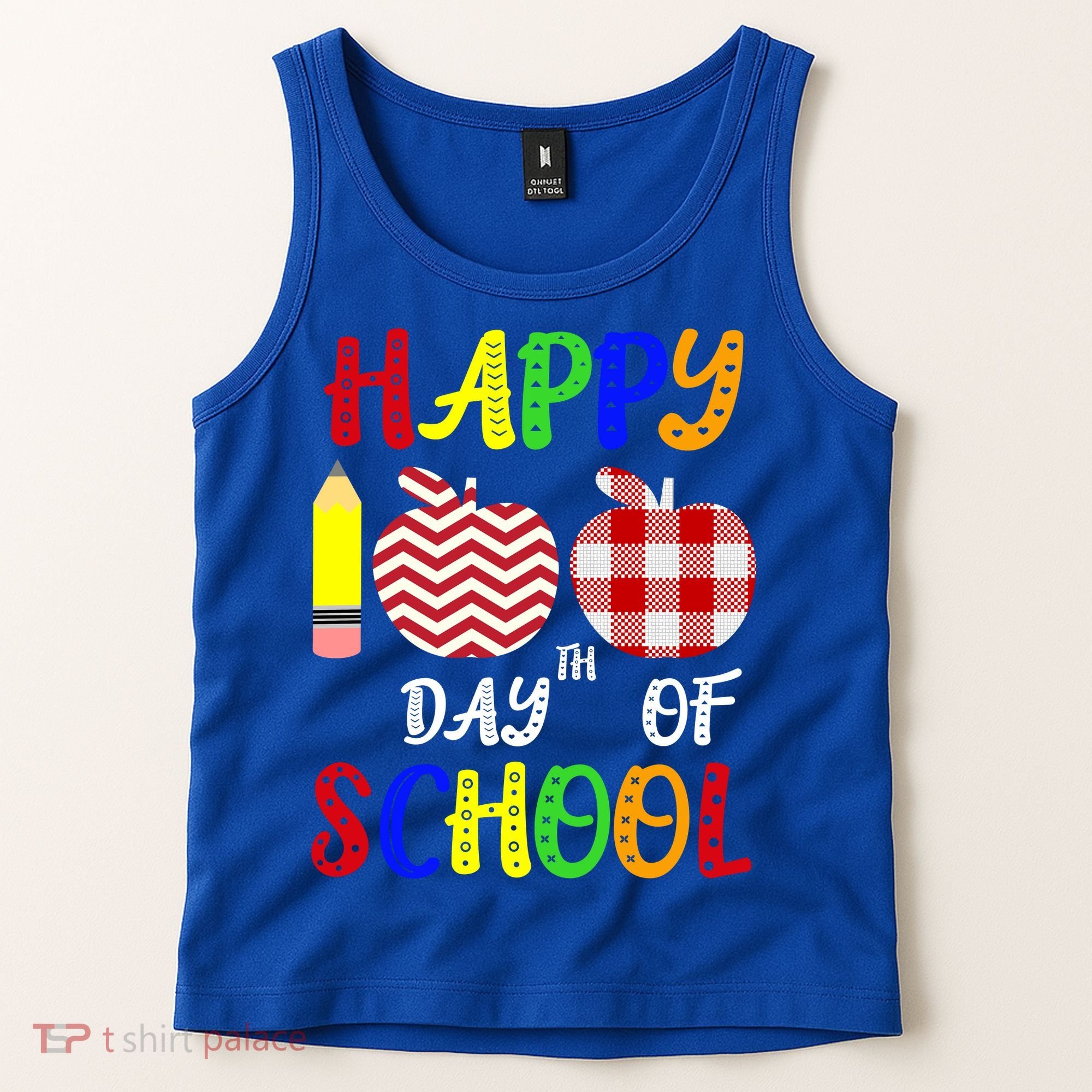 Happy 100th Day Of School Tank Top