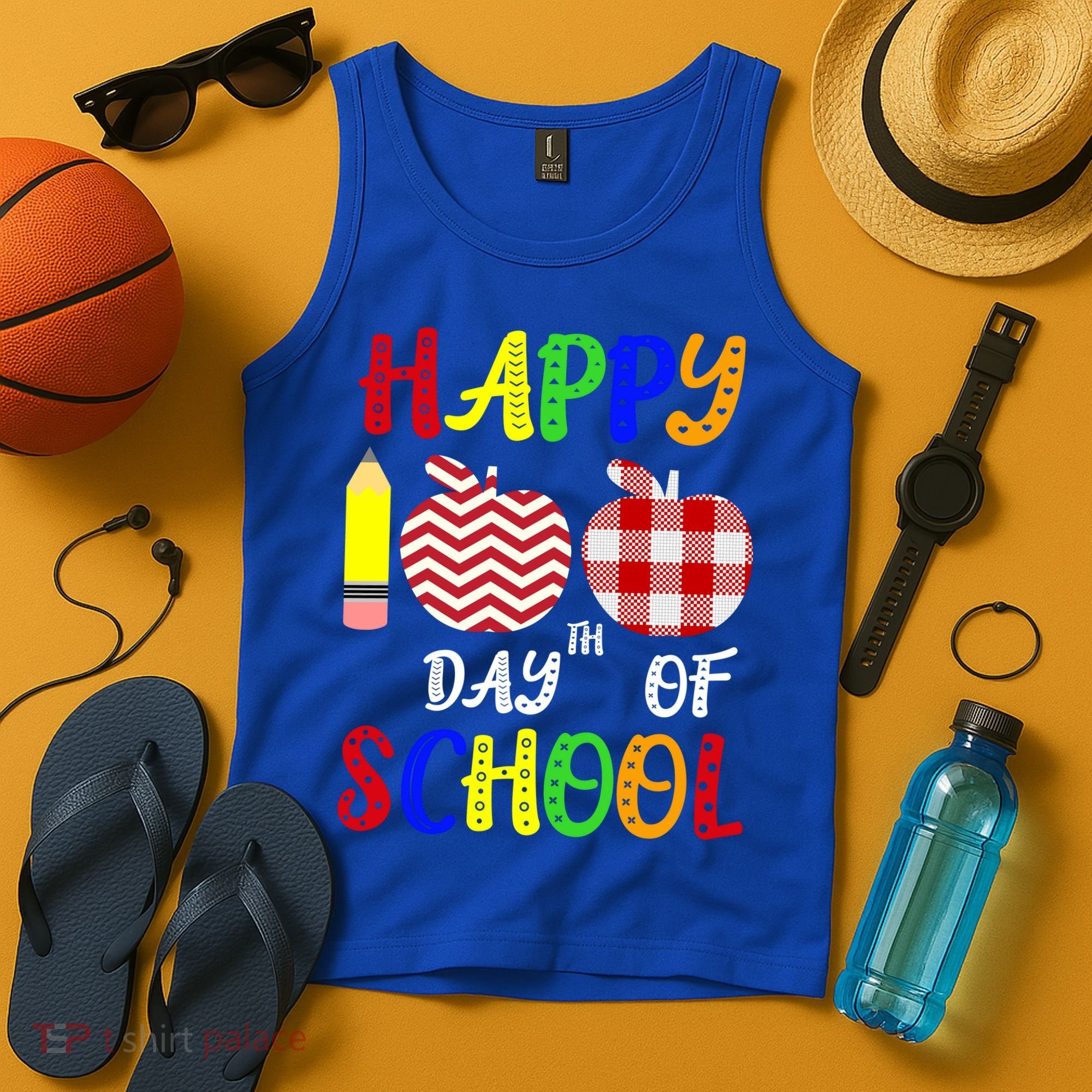 Happy 100th Day Of School Tank Top