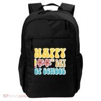 Happy 100th Day Of School Cute Retro Flower Backpack thumb 0