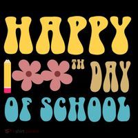 Happy 100th Day Of School Cute Retro Flower Coffee Mug thumb 5