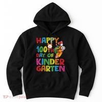 Happy 100 Days Kindergarten School Teacher Student 100th Day Hoodie thumb 0